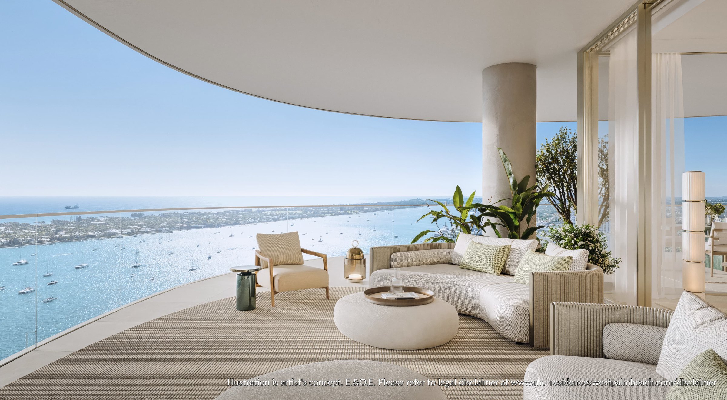 Mandarin Oriental Residences West Palm Beach — Mandarin Oriental Residence Balcony Views 4 — Downtown West Palm Beach
