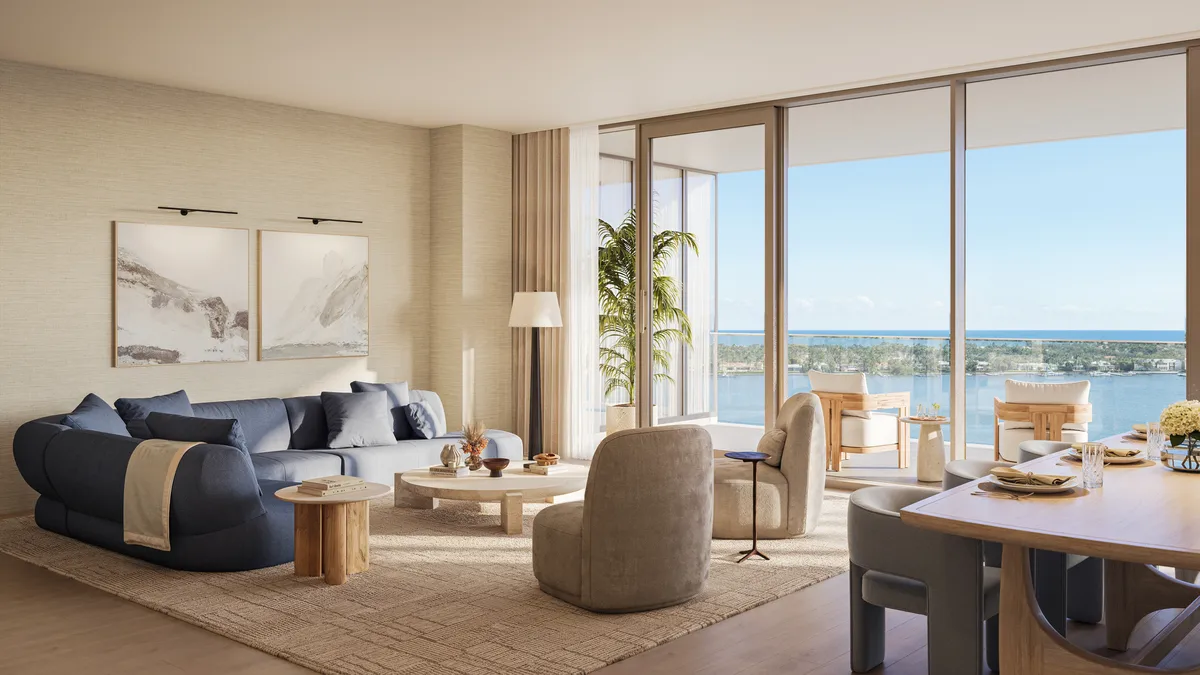 Shorecrest — Living Room 3 — Downtown West Palm Beach