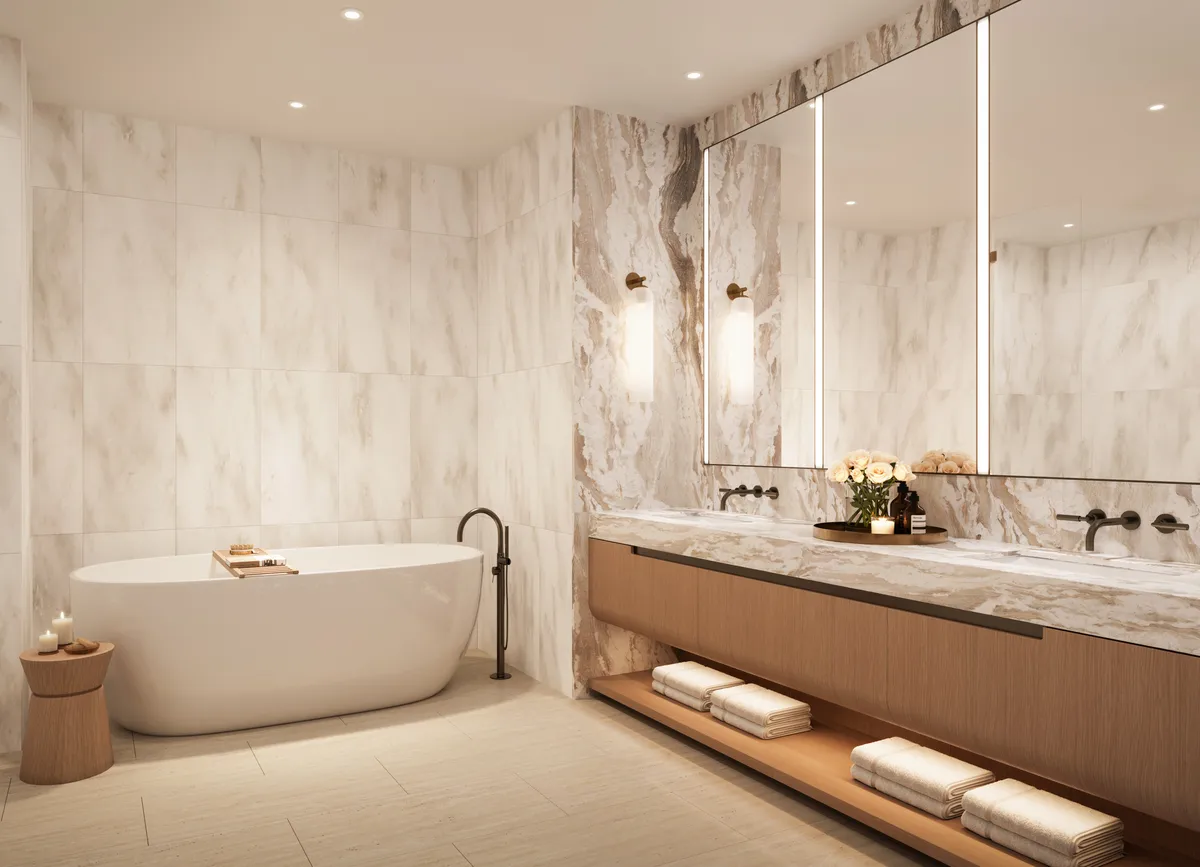 Shorecrest — Primary Bathroom 7 — Downtown West Palm Beach
