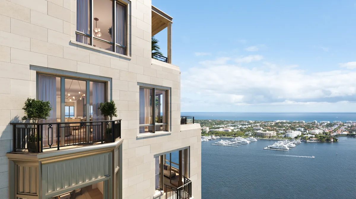 South Flagler House — Hummingbird View — Tower Elevation 2 — Downtown West Palm Beach