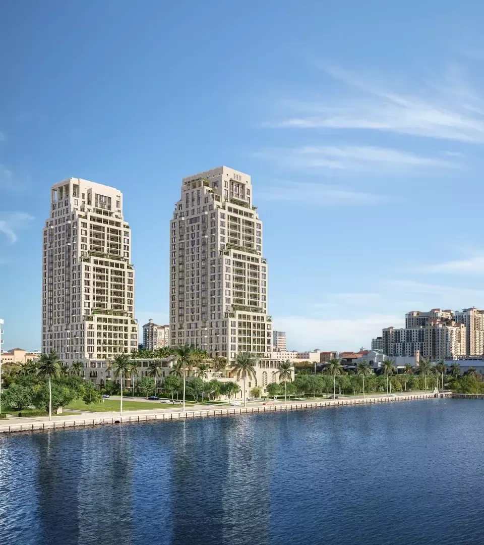 South Flagler House — Park Tower and Lake Tower 3 — Downtown West Palm Beach