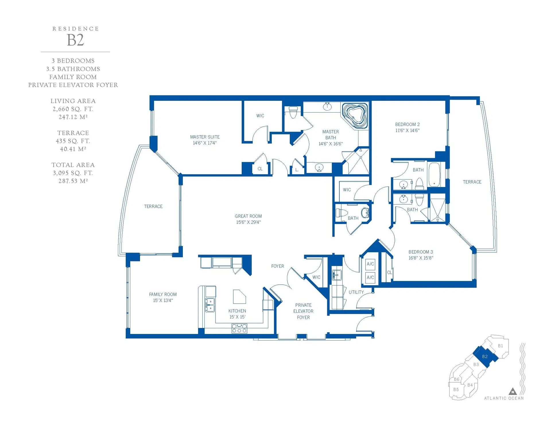 2700 N OCEAN Drive 2302B, Singer Island, FL 33404