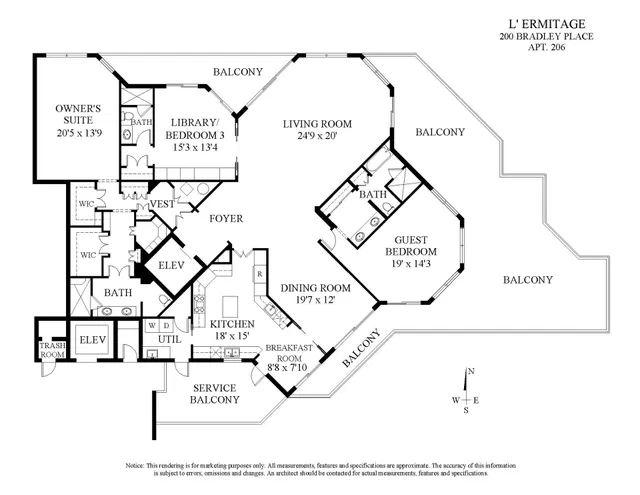 L'Ermitage Palm Beach Unit 206 photo 31