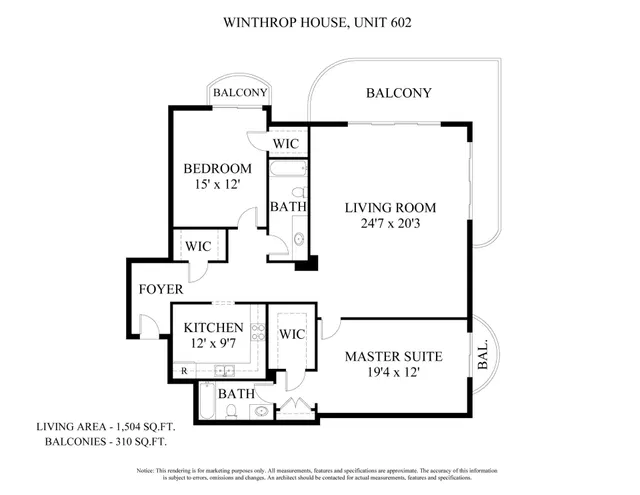 Winthrop House Condos Unit 602 photo 28