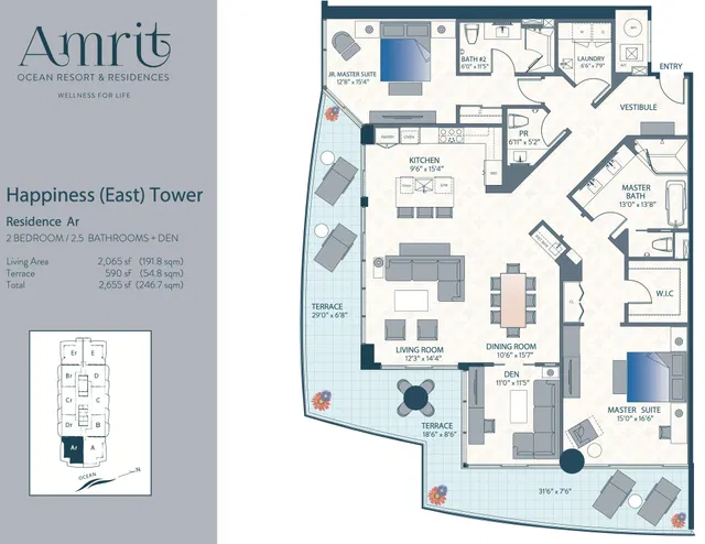 Amrit Ocean Resort & Residences Unit H1804 photo 29