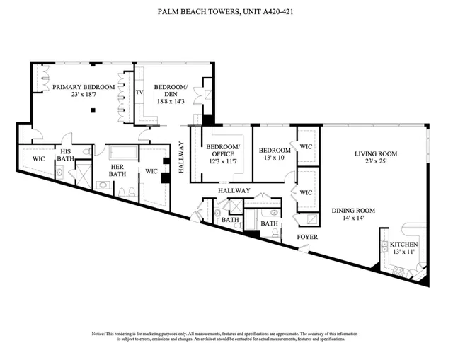 Palm Beach Towers, Palm Beach Unit 420/421 A photo 24