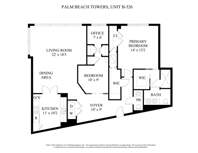 Palm Beach Towers, Palm Beach Unit 526B photo 32