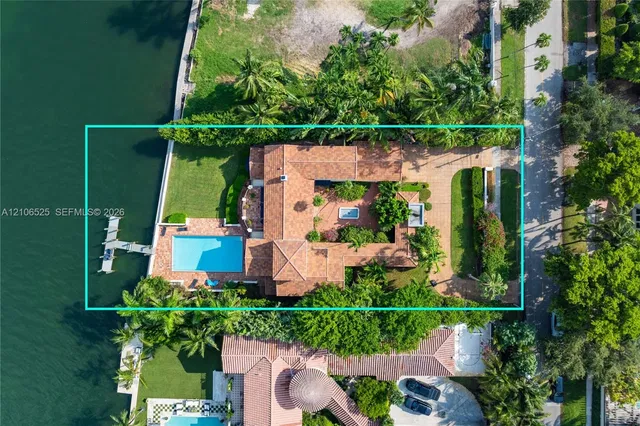 4760 N Bay Road, Miami Beach, FL 33140 — Mediterranean Revival
