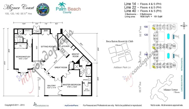 Mizner Court Unit PH14 photo 18