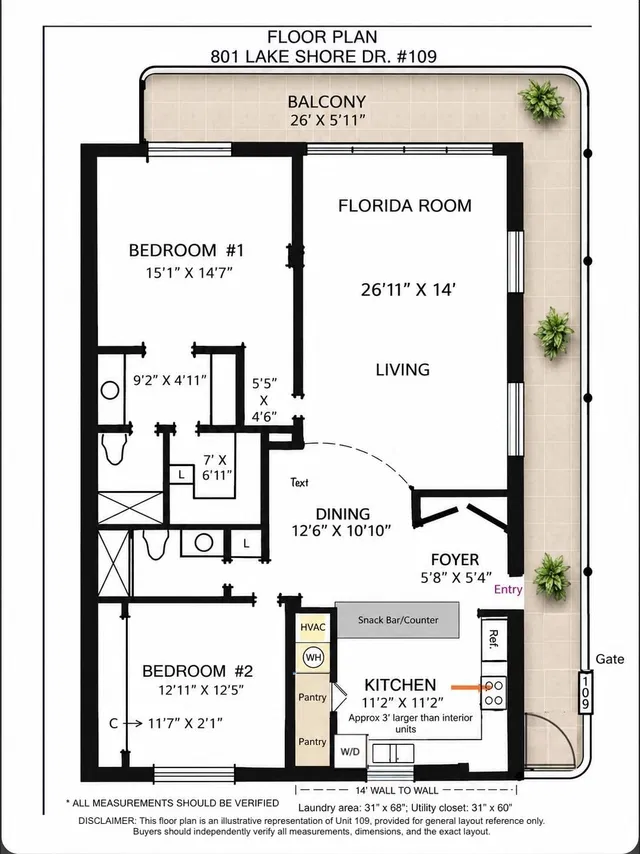 801 Lake Shore Unit 109 photo 57