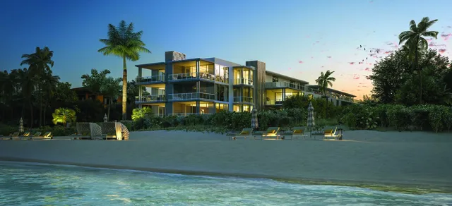 1625 Ocean at dusk from the beach