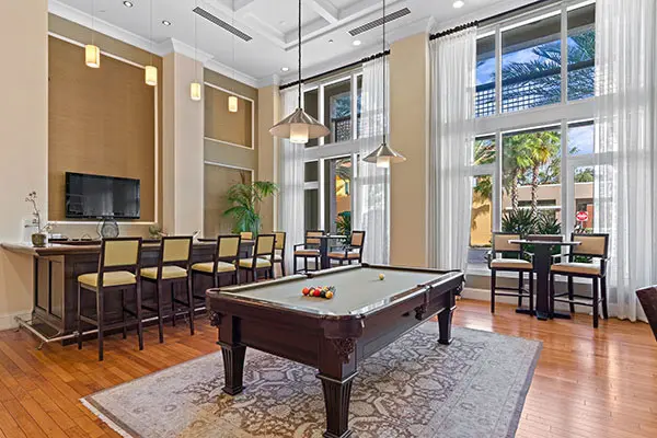 Pool Table at City Palms West Palm Beach