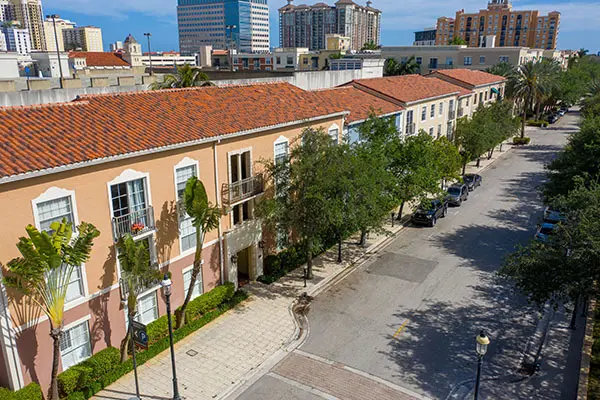 Courtyards in Cityplace — West palm beach