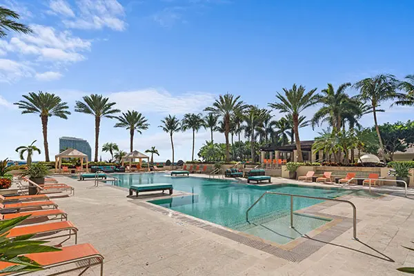 Swimming Pool at CityPlace South Tower in West Palm Beach FL