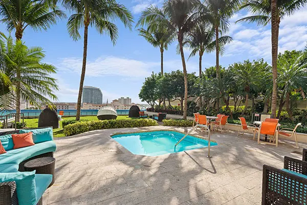 Cityplace South Tower Condo Hot Tub