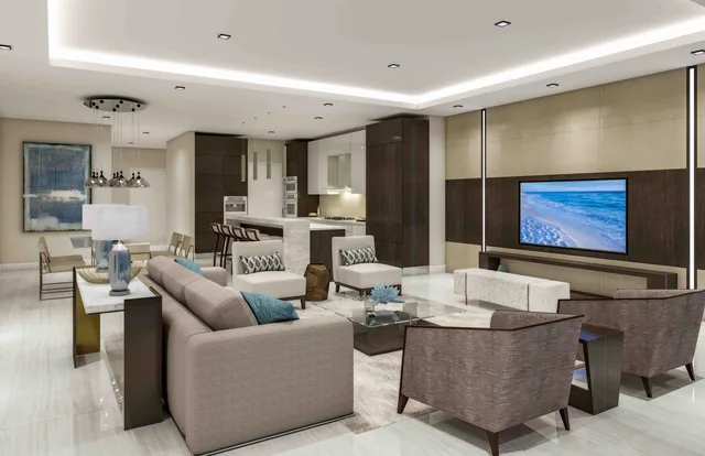 Mandarin Oriental Boca Raton — Copy of The Residences Unit A Great Room