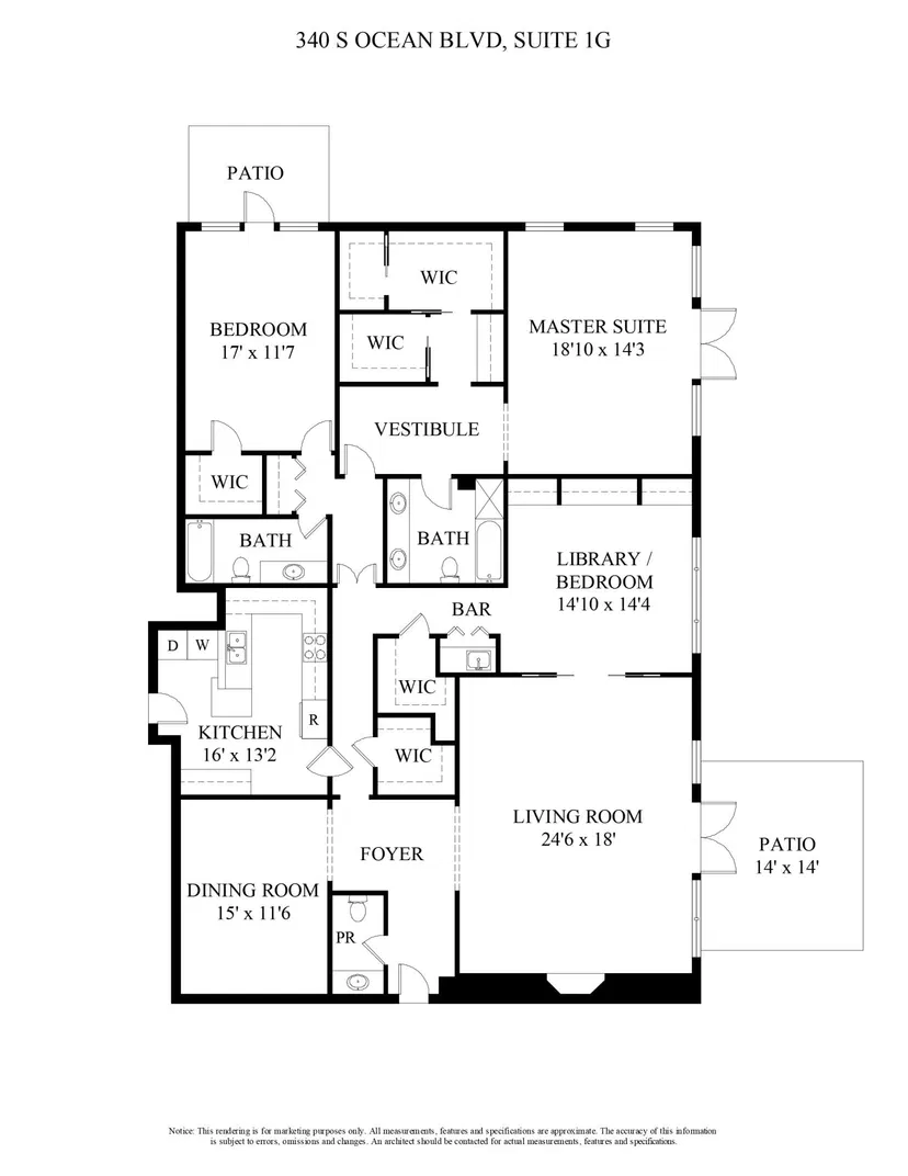 340 S Ocean Boulevard #1-G — photo 2