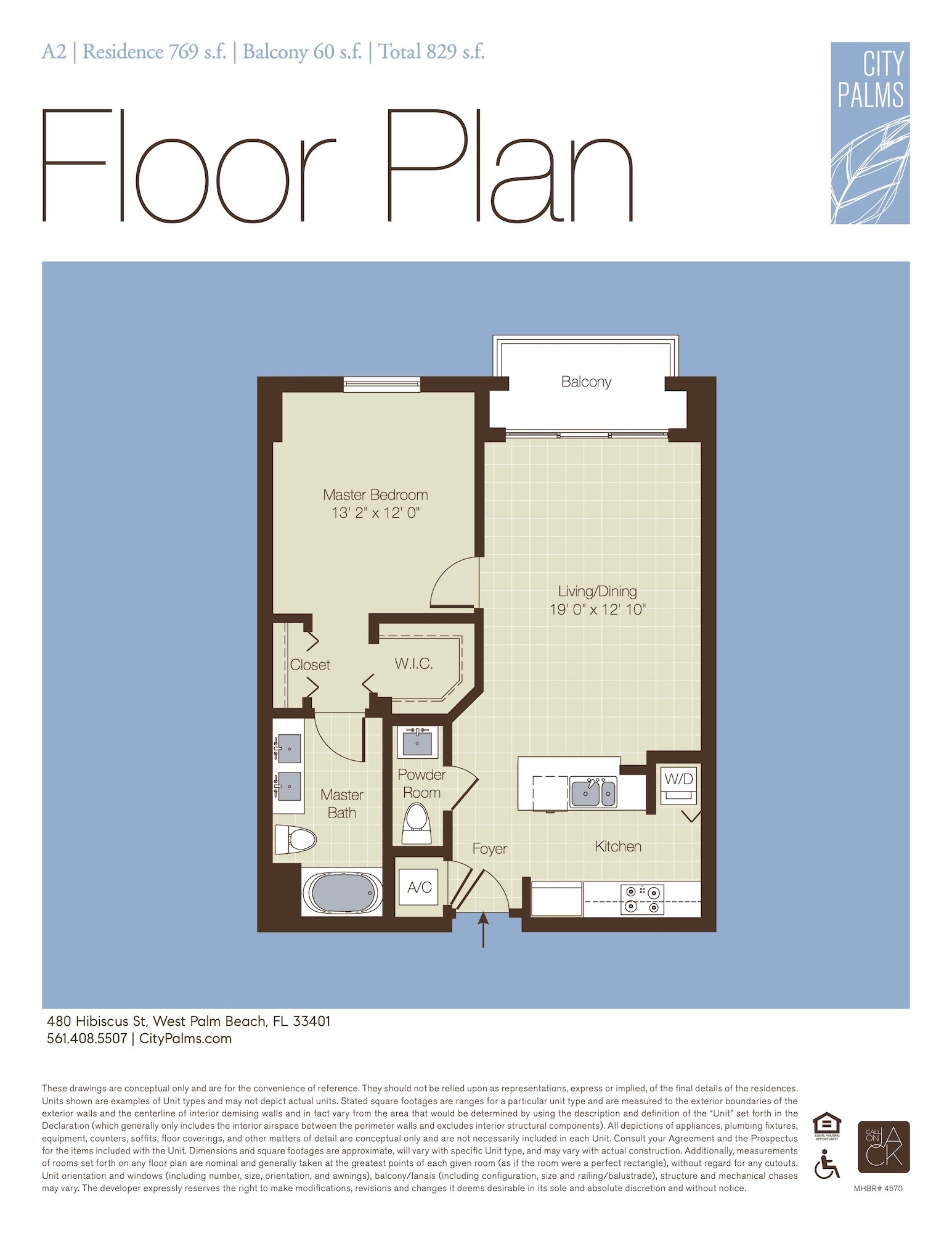 City Palms floorplan — Plan A2