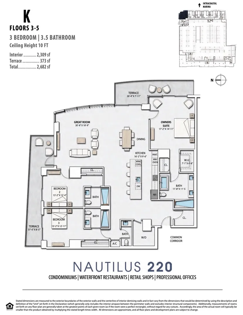 Nautilus 220 floorplan — Floor Plan for Nautilus 220 Floorplans, K