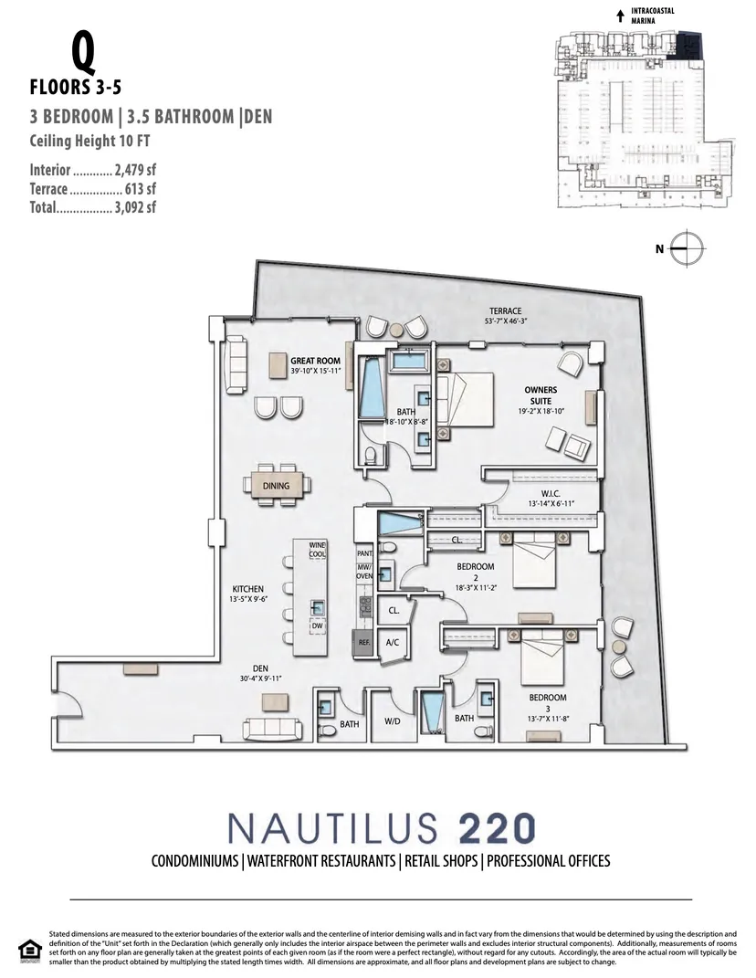 Nautilus 220 floorplan — Floor Plan for Nautilus 220 Floorplans, Q